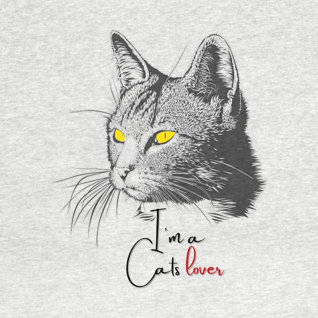 I'm a cats lover Birthday Gift by GBDesigner